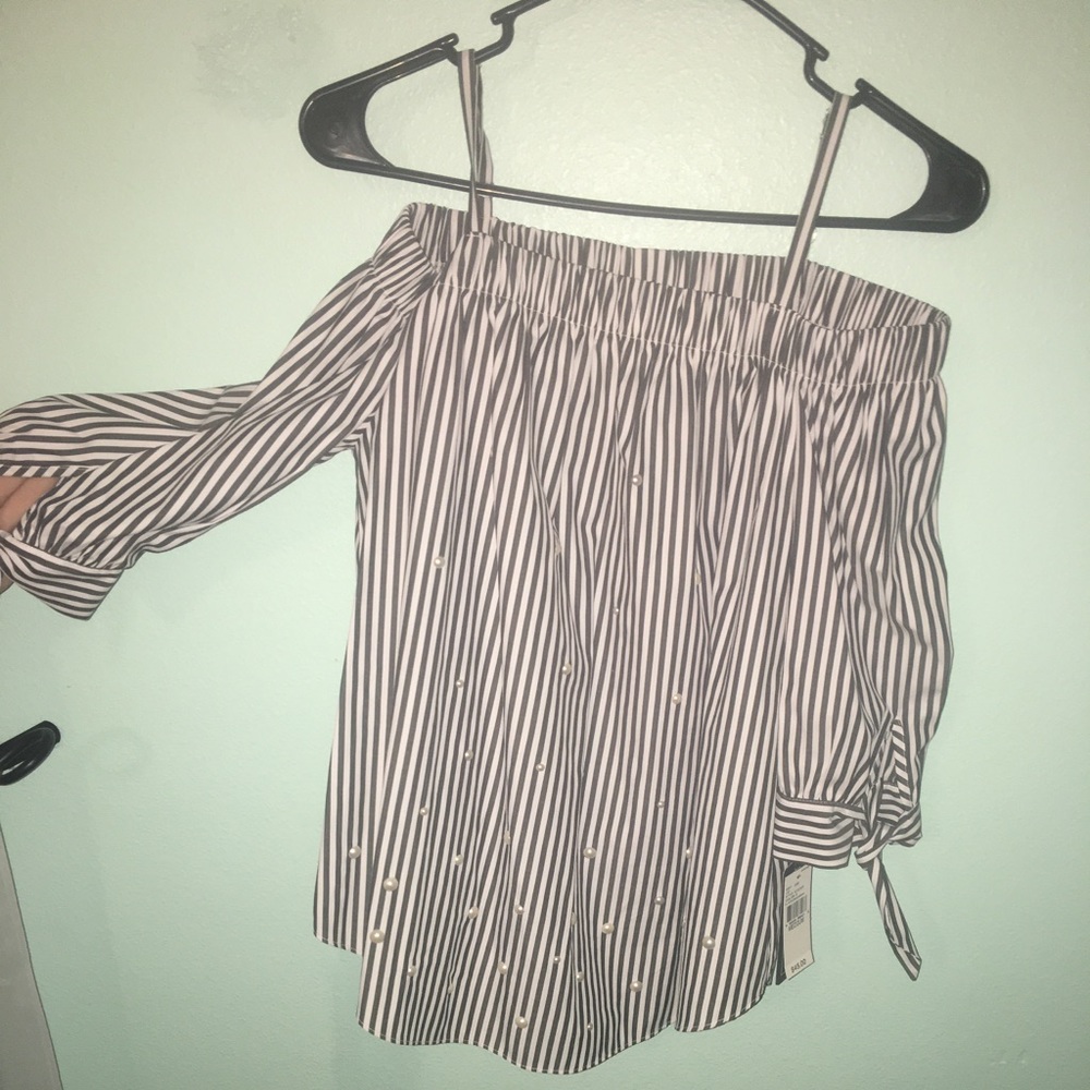 Black and white shirt